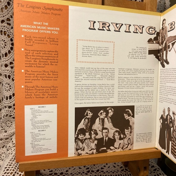 Irving Berlin - Music Composer Festival Record, Longines - Picture 5 of 11